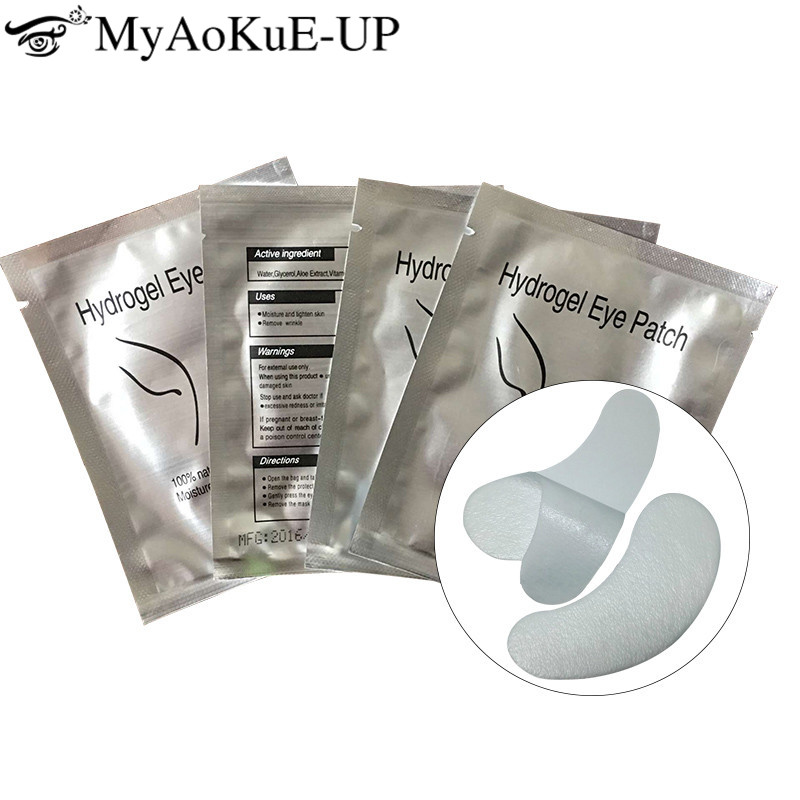 Eye Pad 50pairs Eyelashes Hydr - Eyelash Extension Eye Mask ulasan dan harga