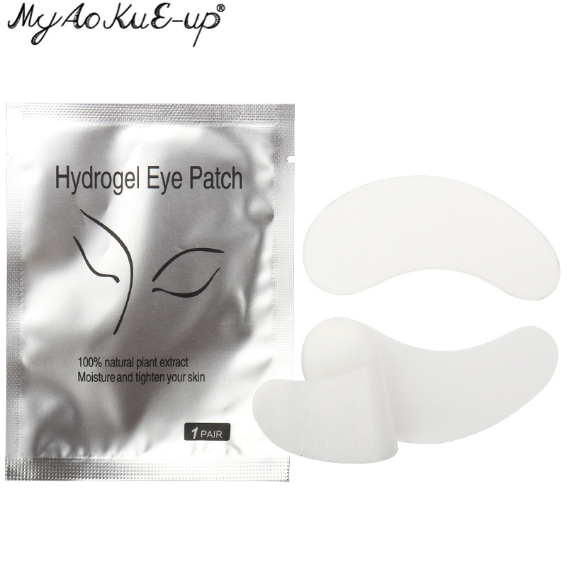 Eye Pad 50pairs Eyelashes Hydr - Eyelash Extension Eye Mask ulasan dan harga