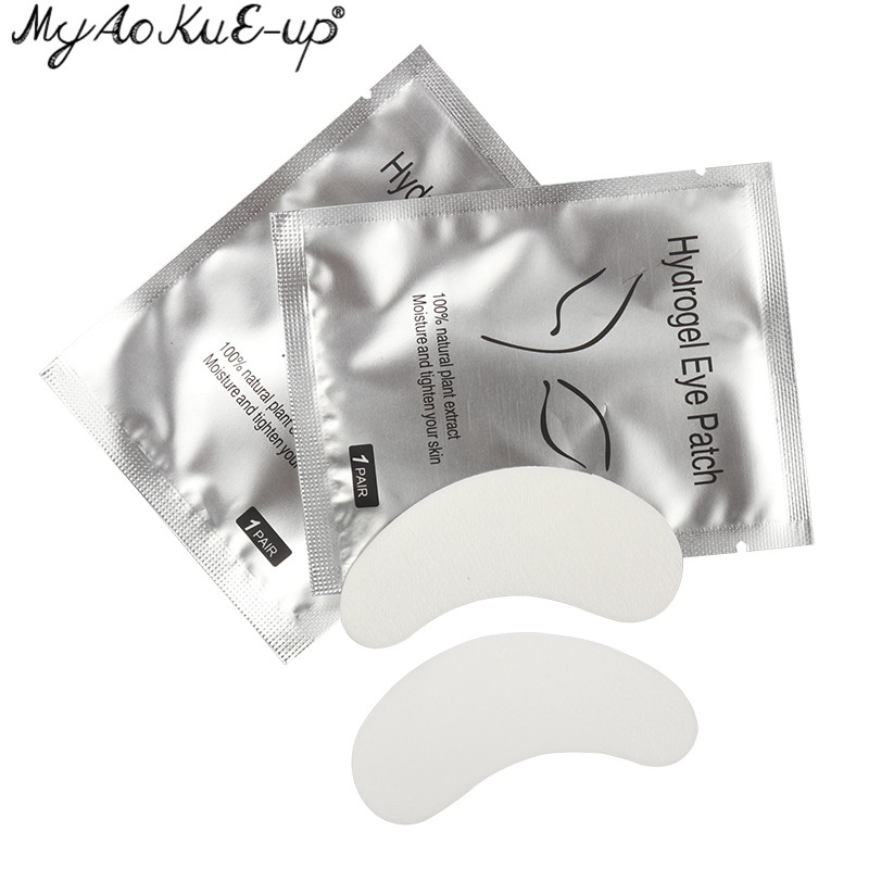 Eye Pad 50pairs Eyelashes Hydr - Eyelash Extension Eye Mask ulasan dan harga
