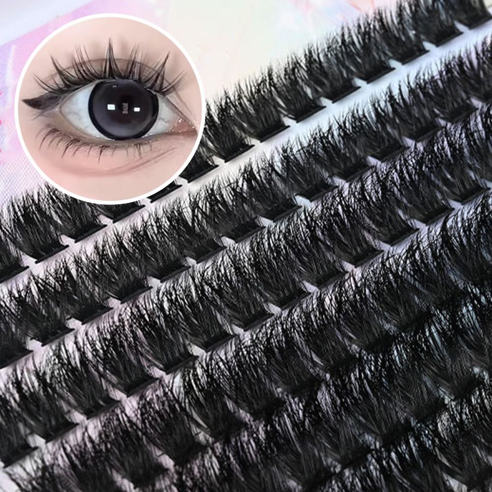 Natural Look False Eyelashes W - Eyelash Extension Wispy ulasan dan harga