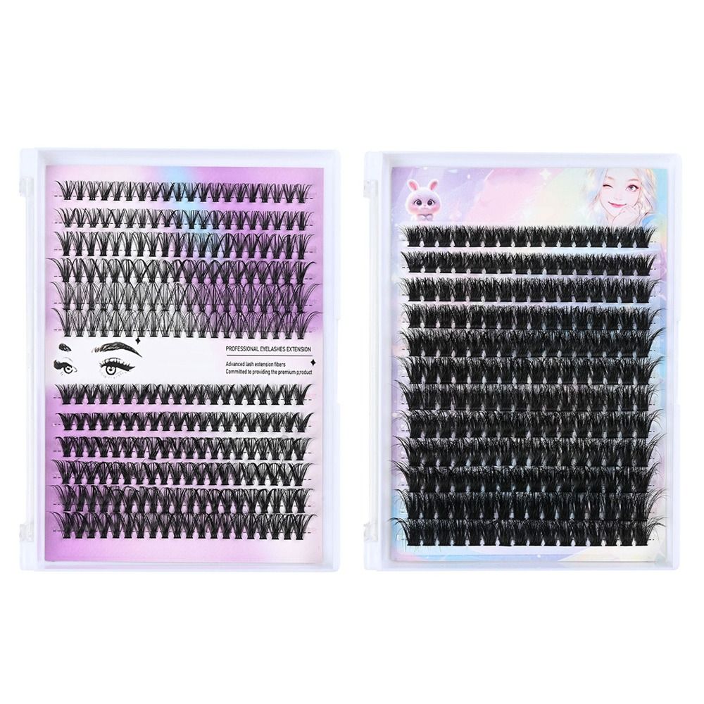 Natural Look False Eyelashes W - Eyelash Extension Wispy ulasan dan harga
