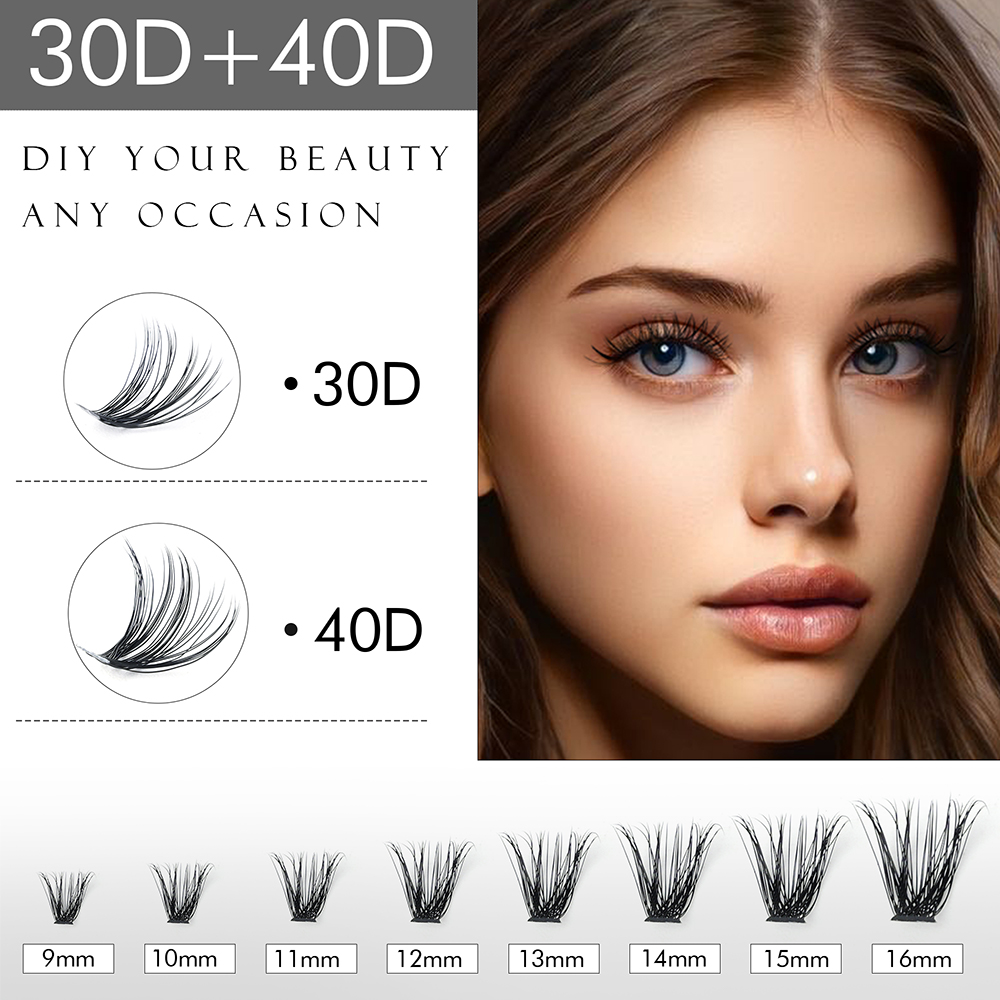 WINKLURE DIY Lash Clusters Mix - Eyelash Extension Cat Eye ulasan dan harga
