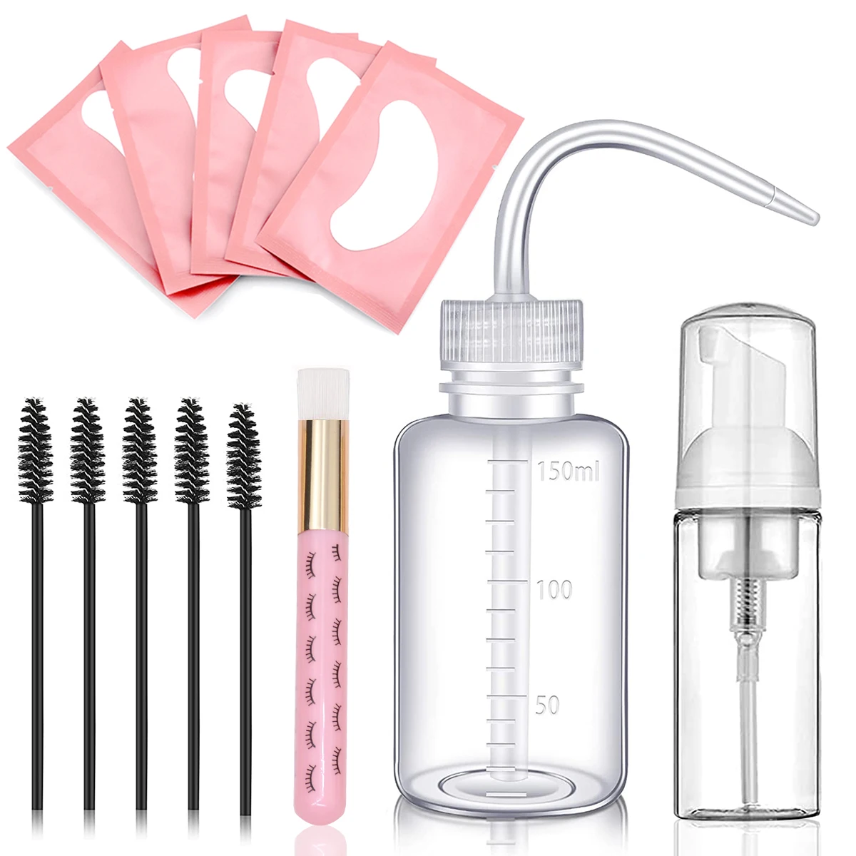 13Pcs Eyelash Extension Cleani - Eyelash Extension Wash Kit ulasan dan harga