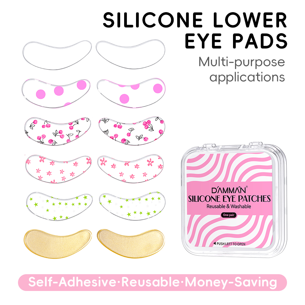 DAMMAN 1/5 Pair Silicone Eye P - Eyelash Extension Eye Mask ulasan dan harga