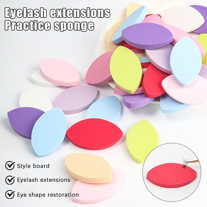 50PCS False Eyelash Pads Begin - Eyelash Extension Wispy ulasan dan harga