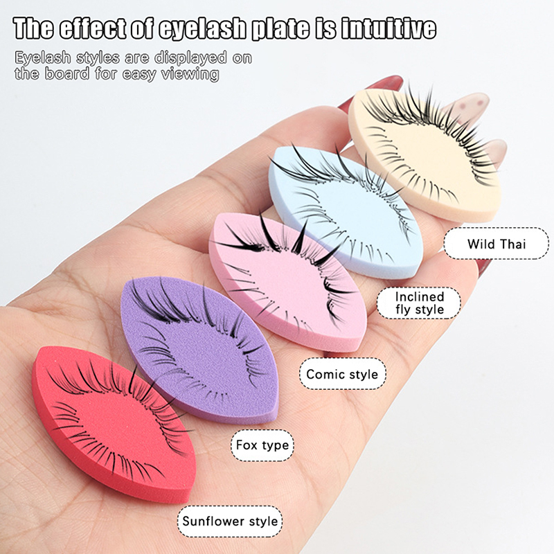 50PCS False Eyelash Pads Begin - Eyelash Extension Wispy ulasan dan harga