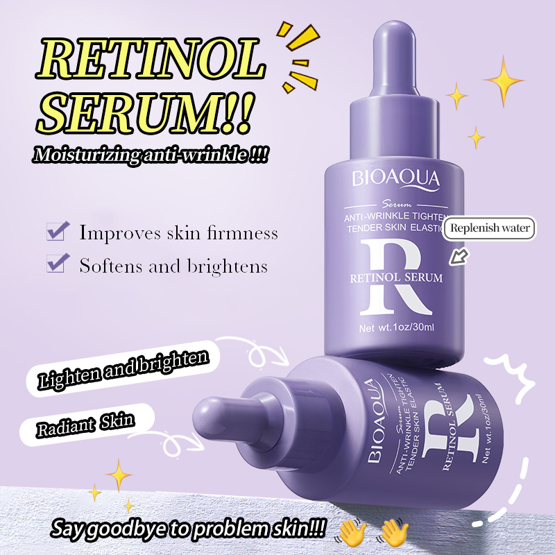 1/3pcs BIOAQUA Vitamin C Retin - The Ordinary Serum Hyaluronic Acid ulasan dan harga