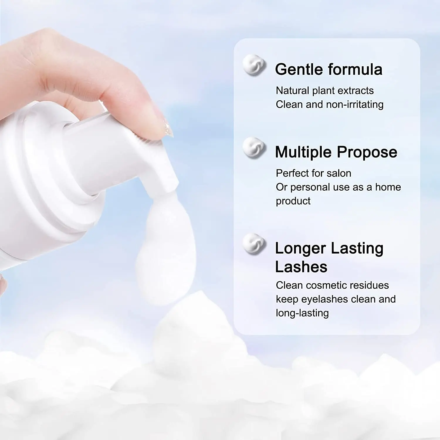 50ml Lanthome Eyelash Extensio - Eyelash Extension Wash Kit ulasan dan harga
