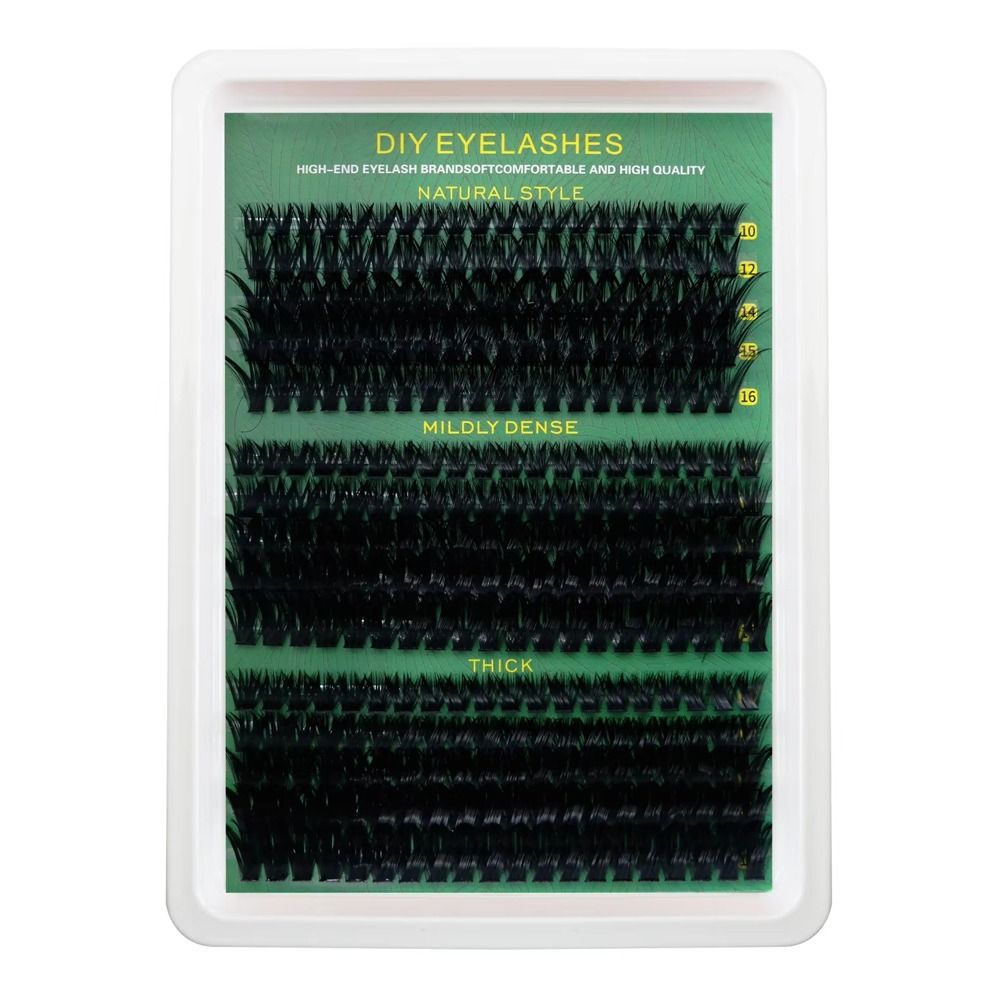 Natural Look False Eyelashes B - Eyelash Extension Wispy ulasan dan harga