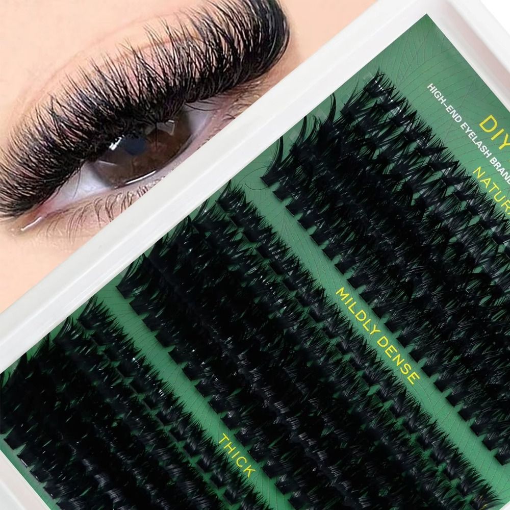 Natural Look False Eyelashes B - Eyelash Extension Wispy ulasan dan harga