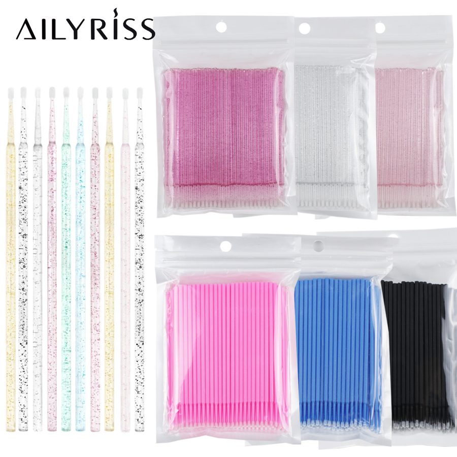 500pcs/lot Disposable Applicat - Eyelash Extension Cleaning ulasan dan harga