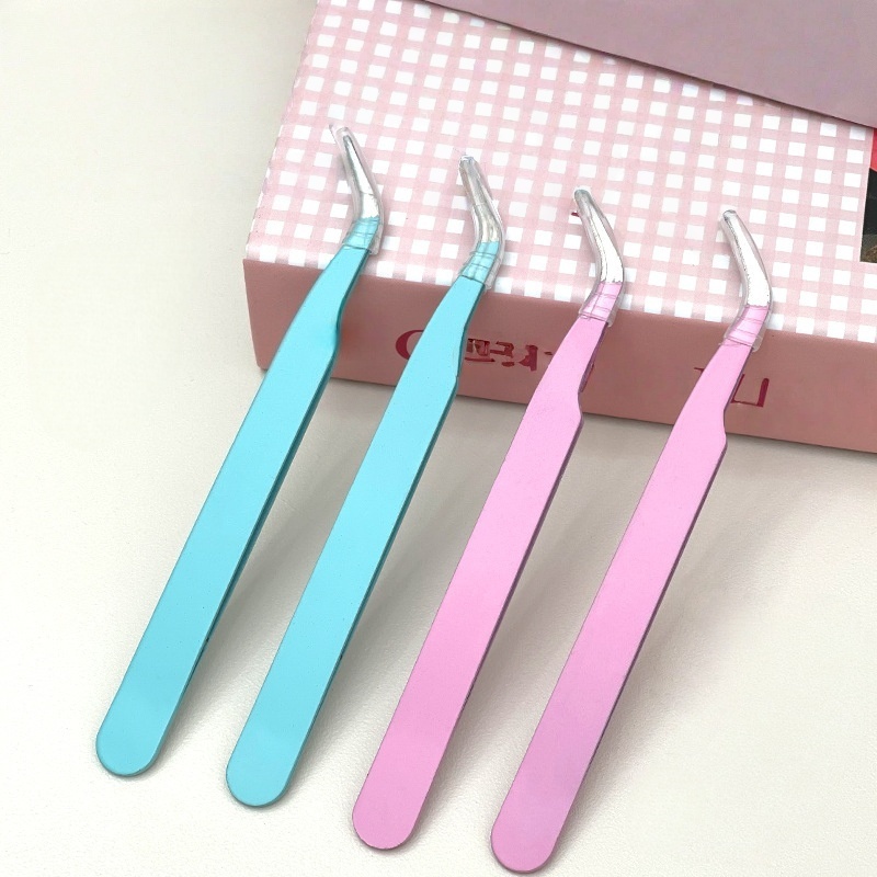Precision Eyelash Tweezers Sta - Eyelash Extension Home Service ulasan dan harga