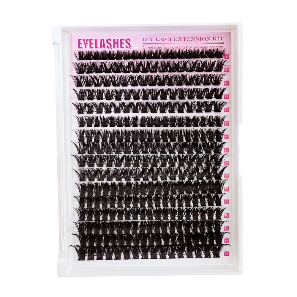 Natural Look False Eyelashes B - Eyelash Extension Wispy ulasan dan harga