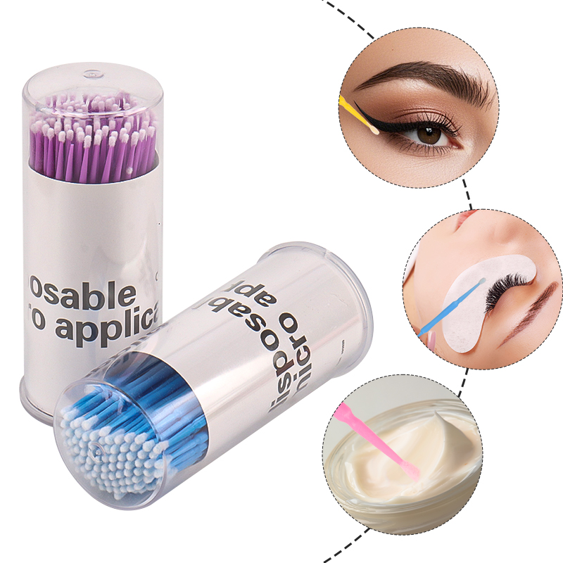100pcs Disposable Eyelash Brus - Eyelash Extension Cleaning ulasan dan harga