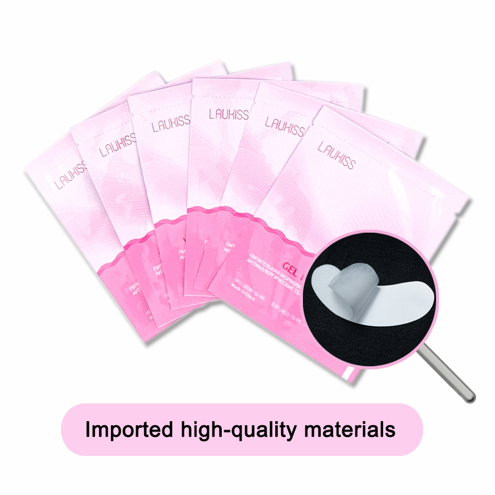 50/200/500 Laukiss Under Eyela - Eyelash Extension Eye Mask ulasan dan harga