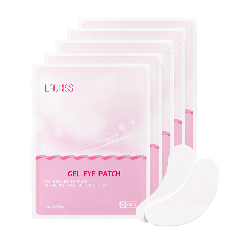 50/200/500 Laukiss Under Eyela - Eyelash Extension Eye Mask ulasan dan harga