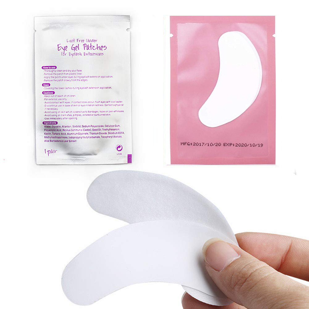 100pairs eye patches eyelash e - Eyelash Extension Eye Mask ulasan dan harga