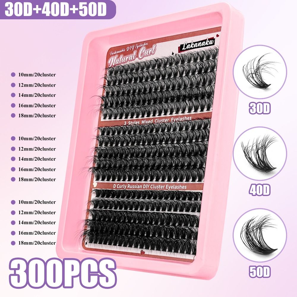 9-16mm Length False Eyelashes  - Eyelash Extension Wispy ulasan dan harga