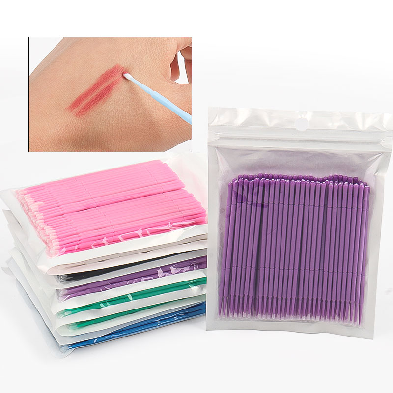 100PCS/Bag Bamboo Eyelash Exte - Eyelash Extension Cleaning ulasan dan harga
