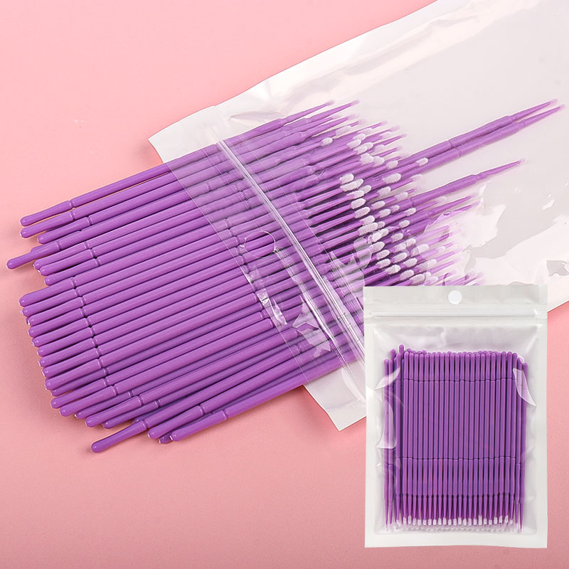 100PCS/Bag Bamboo Eyelash Exte - Eyelash Extension Cleaning ulasan dan harga
