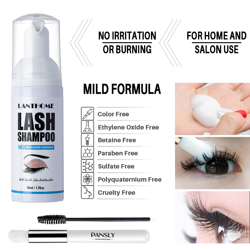 50ML Lanthome Pro Eyelash Exte - Eyelash Extension Wash Kit ulasan dan harga