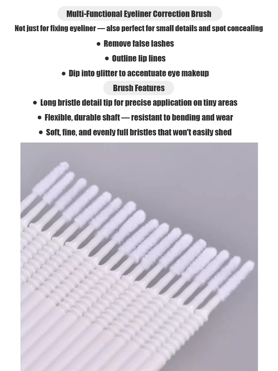 Disposable Long Cotton Swabs E - Eyelash Extension Cleaning ulasan dan harga