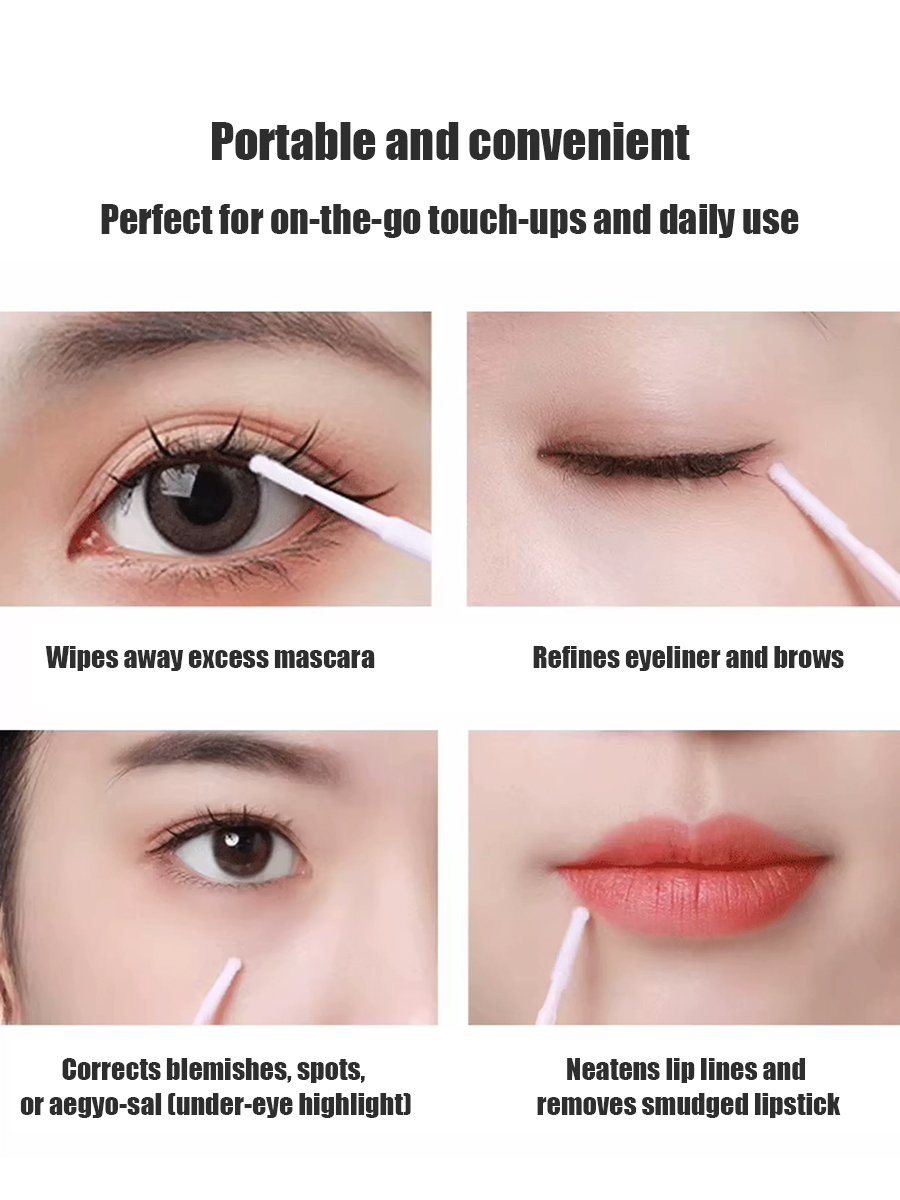 Disposable Long Cotton Swabs E - Eyelash Extension Cleaning ulasan dan harga