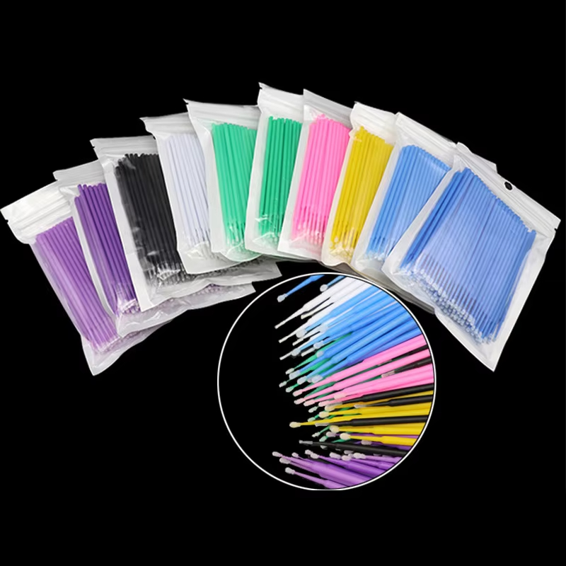 100Pcs Eyelash Cleaning Brush  - Eyelash Extension Cleaning ulasan dan harga