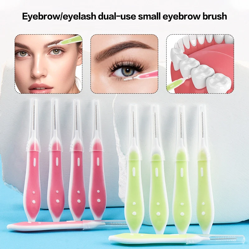 10 Pcs Eyebrow Brushes Mini Br - Eyelash Extension Eyelash ulasan dan harga