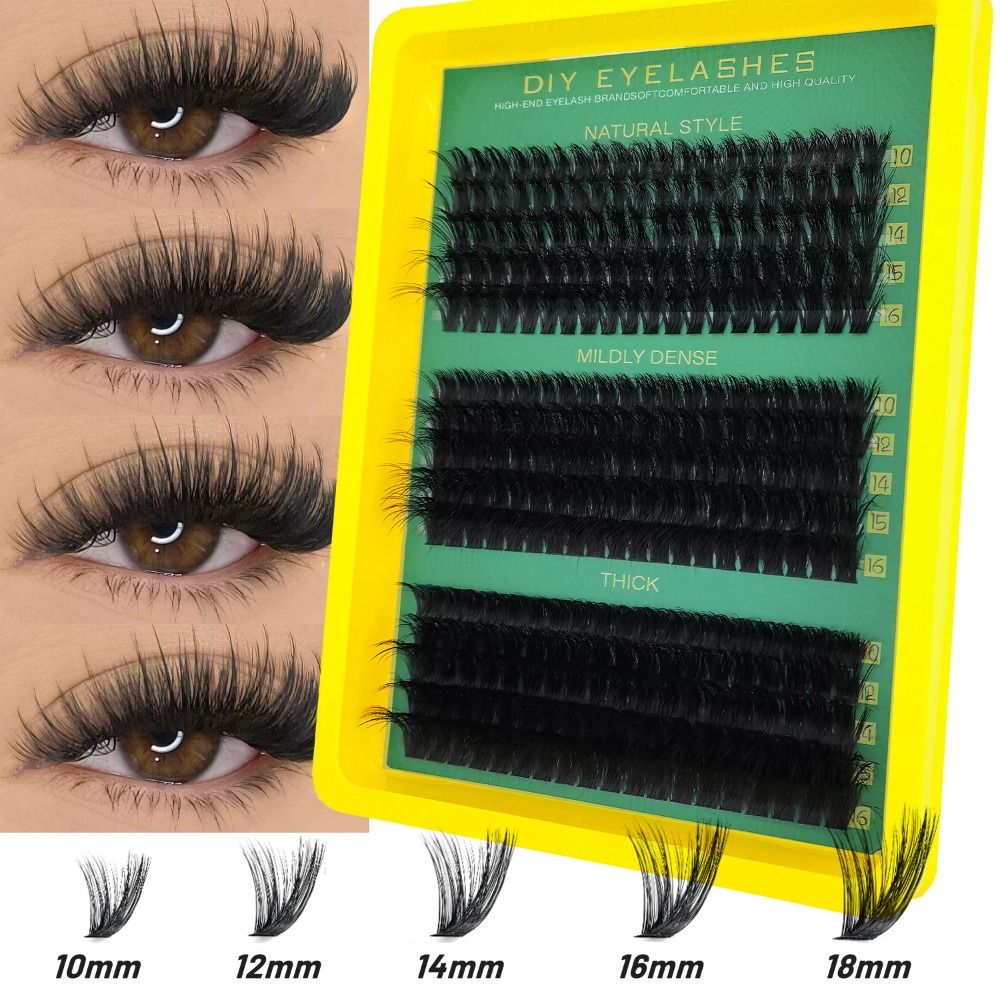 Natural Look False Eyelashes B - Eyelash Extension Wispy ulasan dan harga