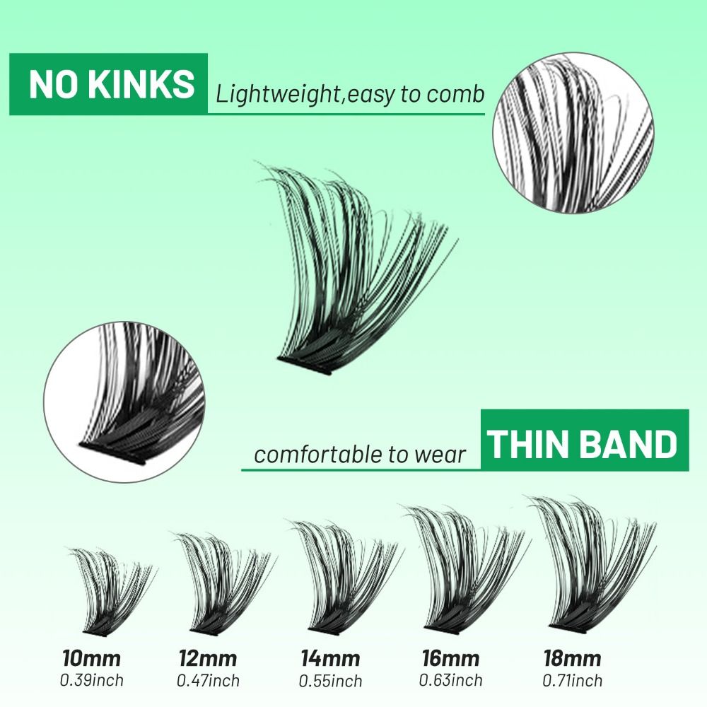 Natural Look False Eyelashes B - Eyelash Extension Wispy ulasan dan harga