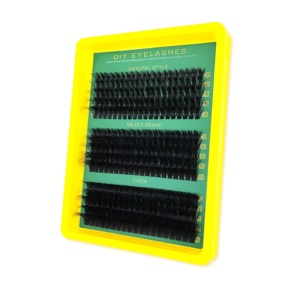 Natural Look False Eyelashes B - Eyelash Extension Wispy ulasan dan harga