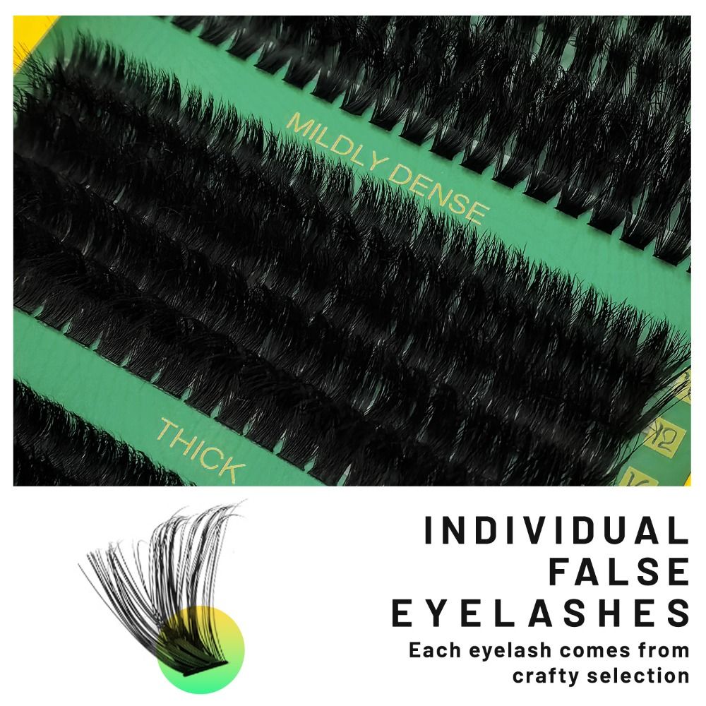 Natural Look False Eyelashes B - Eyelash Extension Wispy ulasan dan harga