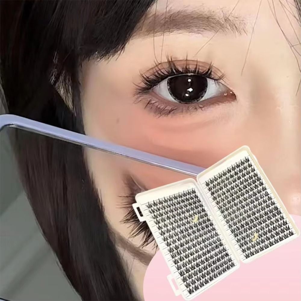Natural Look False Eyelashes B - Eyelash Extension Wispy ulasan dan harga