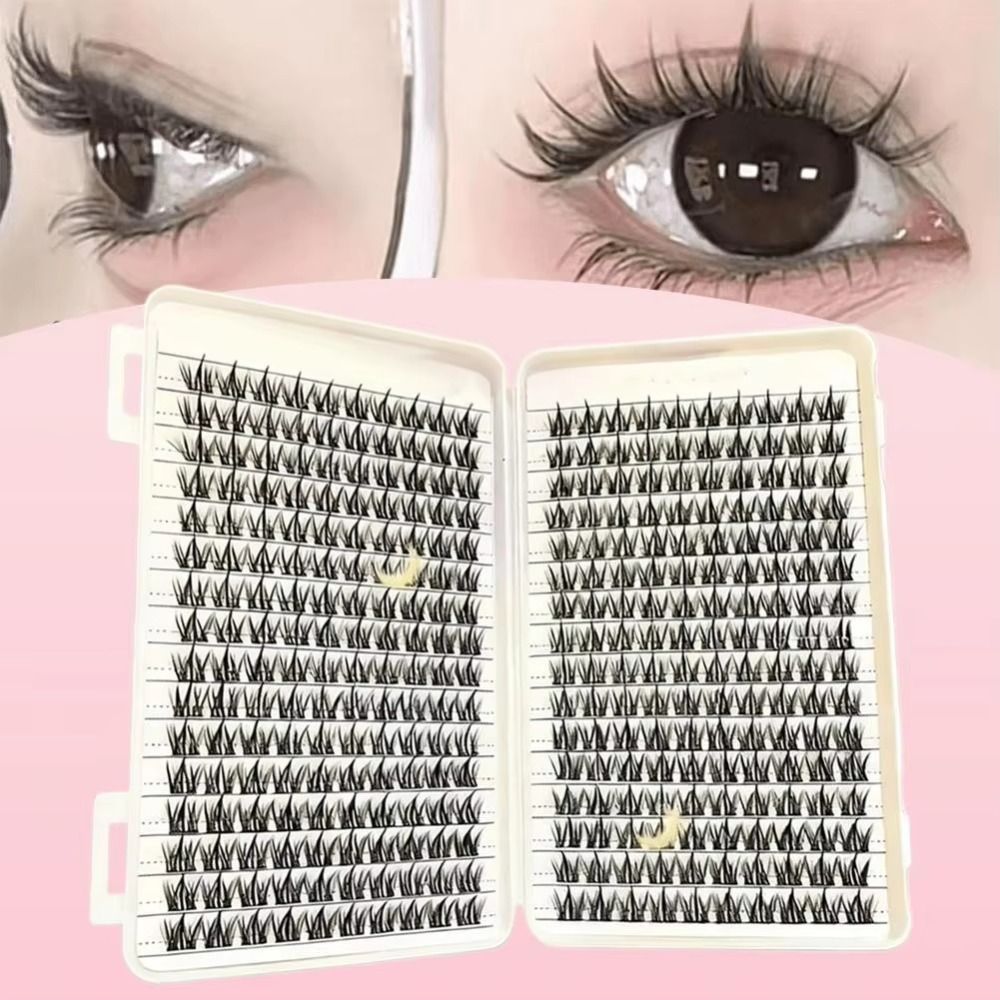 Natural Look False Eyelashes B - Eyelash Extension Wispy ulasan dan harga