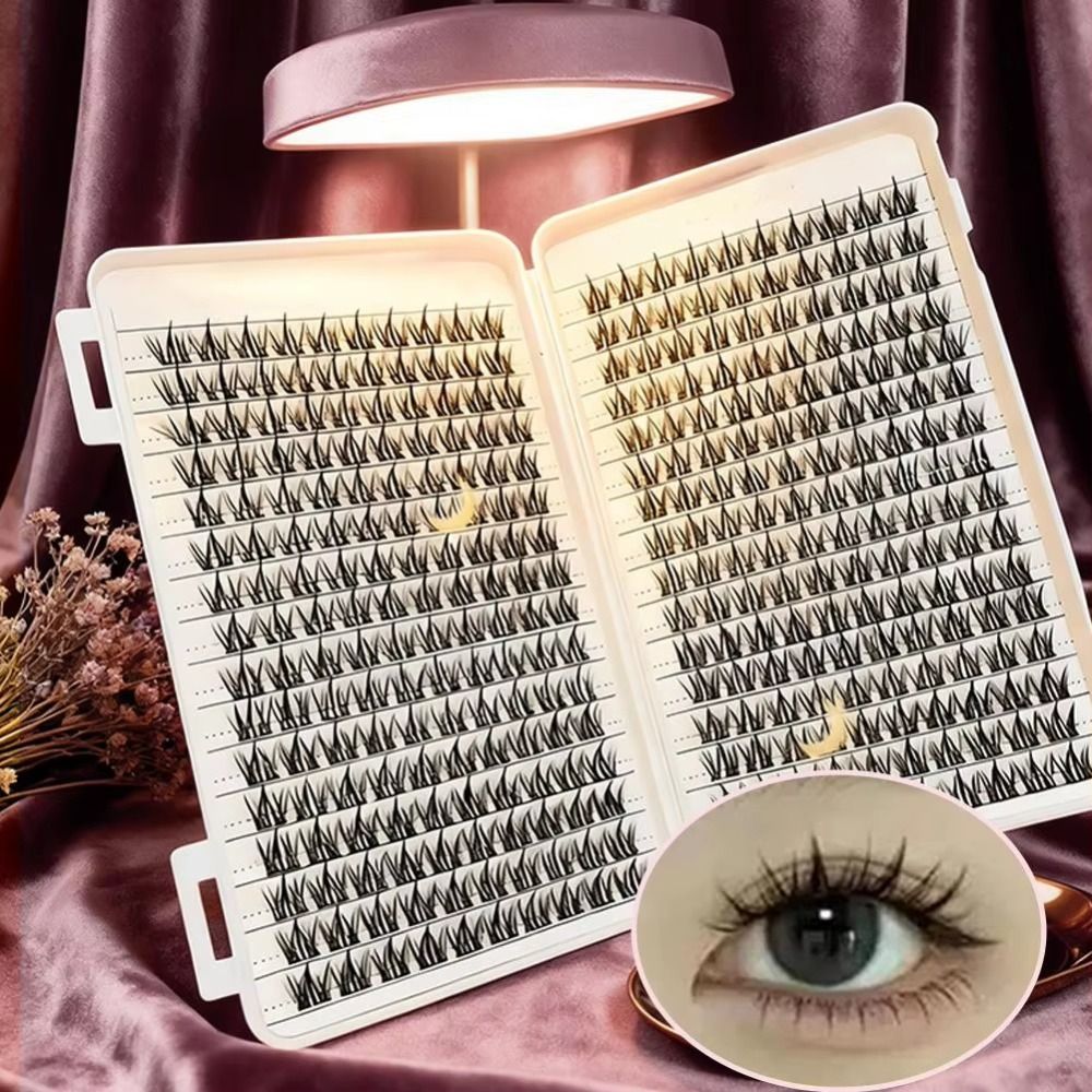 Natural Look False Eyelashes B - Eyelash Extension Wispy ulasan dan harga