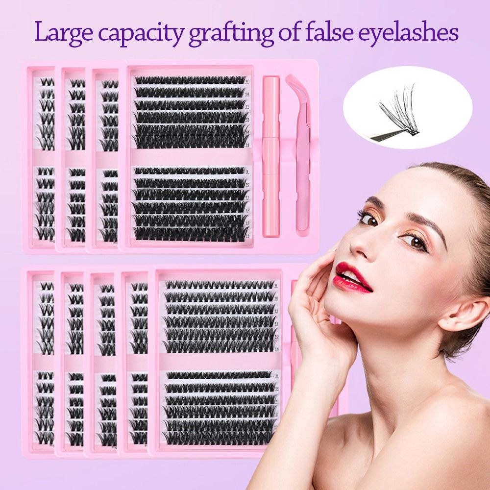 12 Rows Natural Look False Eye - Eyelash Extension Wispy ulasan dan harga