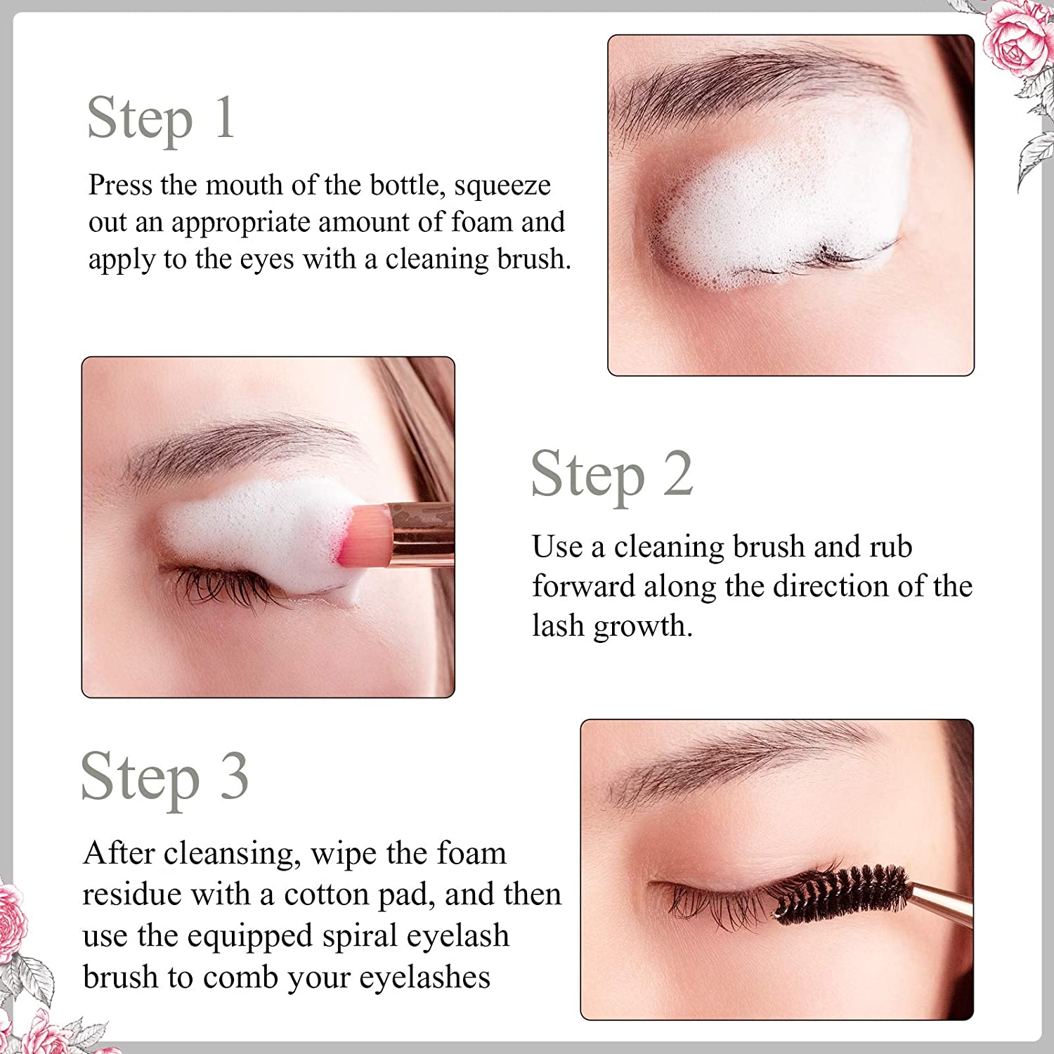 50ML Eyelash Extension Cleanse - Eyelash Extension Wash Kit ulasan dan harga