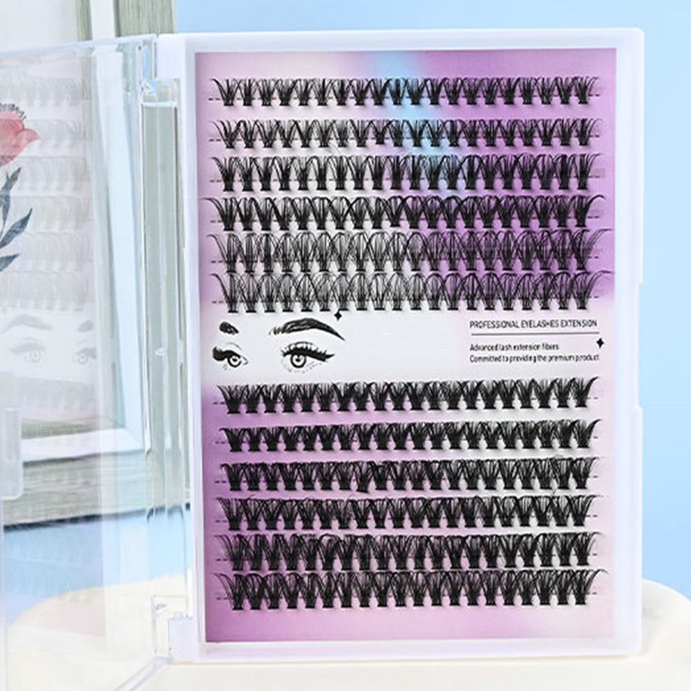 Natural Look False Eyelashes B - Eyelash Extension Wispy ulasan dan harga