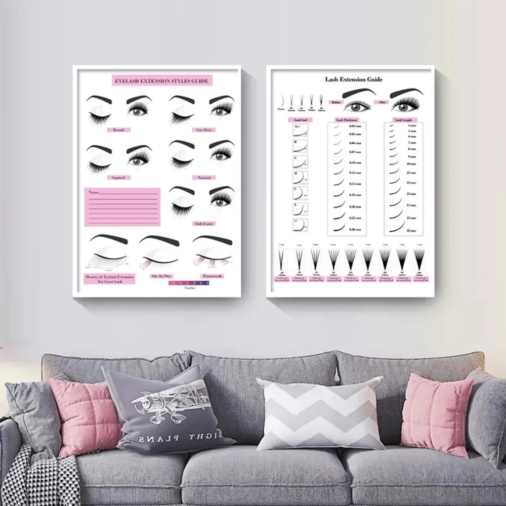Canvas Painting HD Print Wall  - Eyelash Extension Eyelash ulasan dan harga