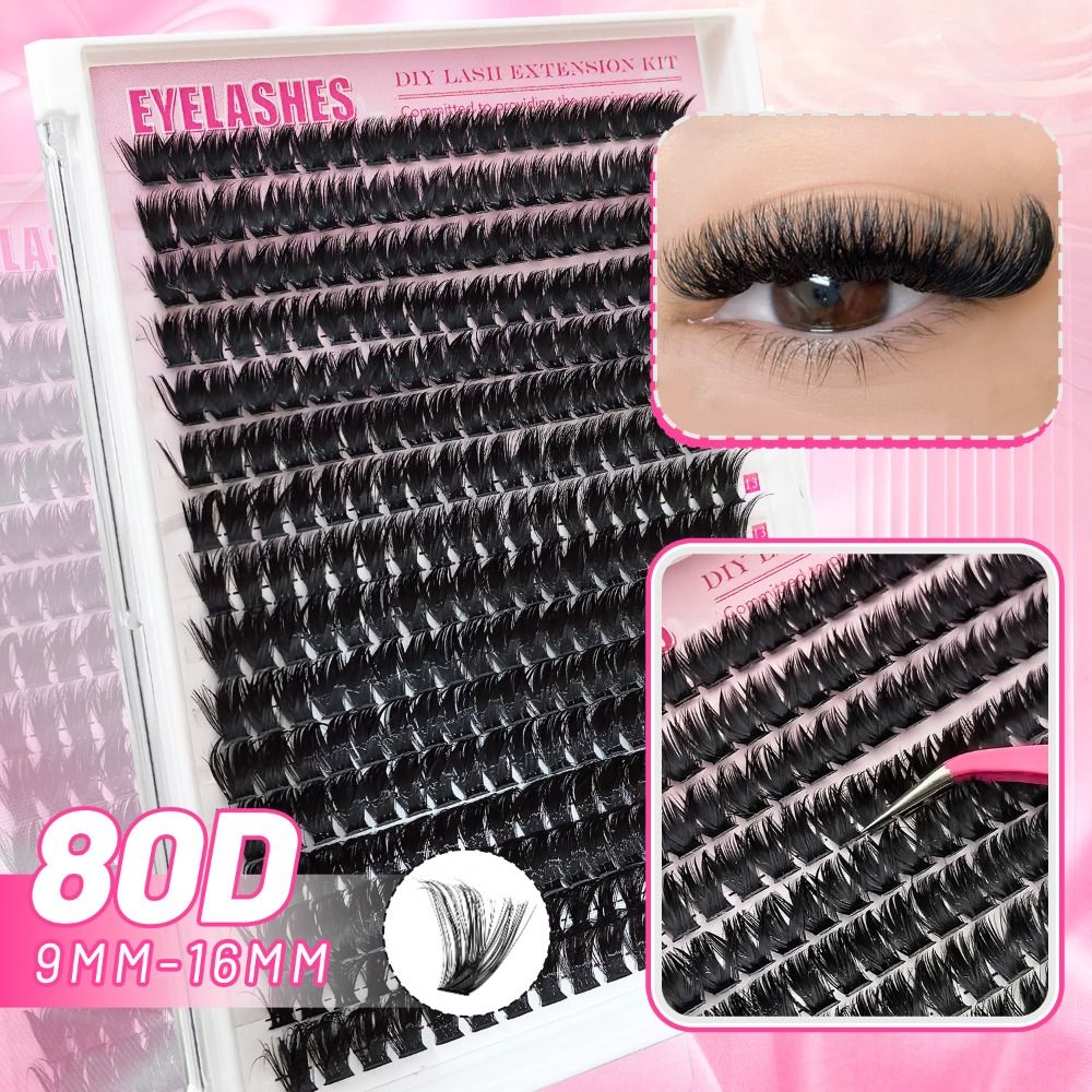 Natural Look False Eyelashes W - Eyelash Extension Wispy ulasan dan harga