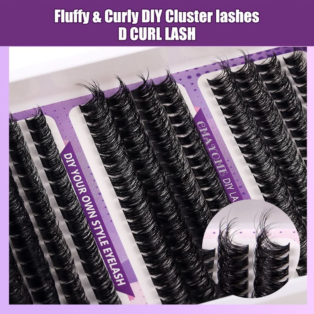 Natural Look False Eyelashes W - Eyelash Extension Wispy ulasan dan harga