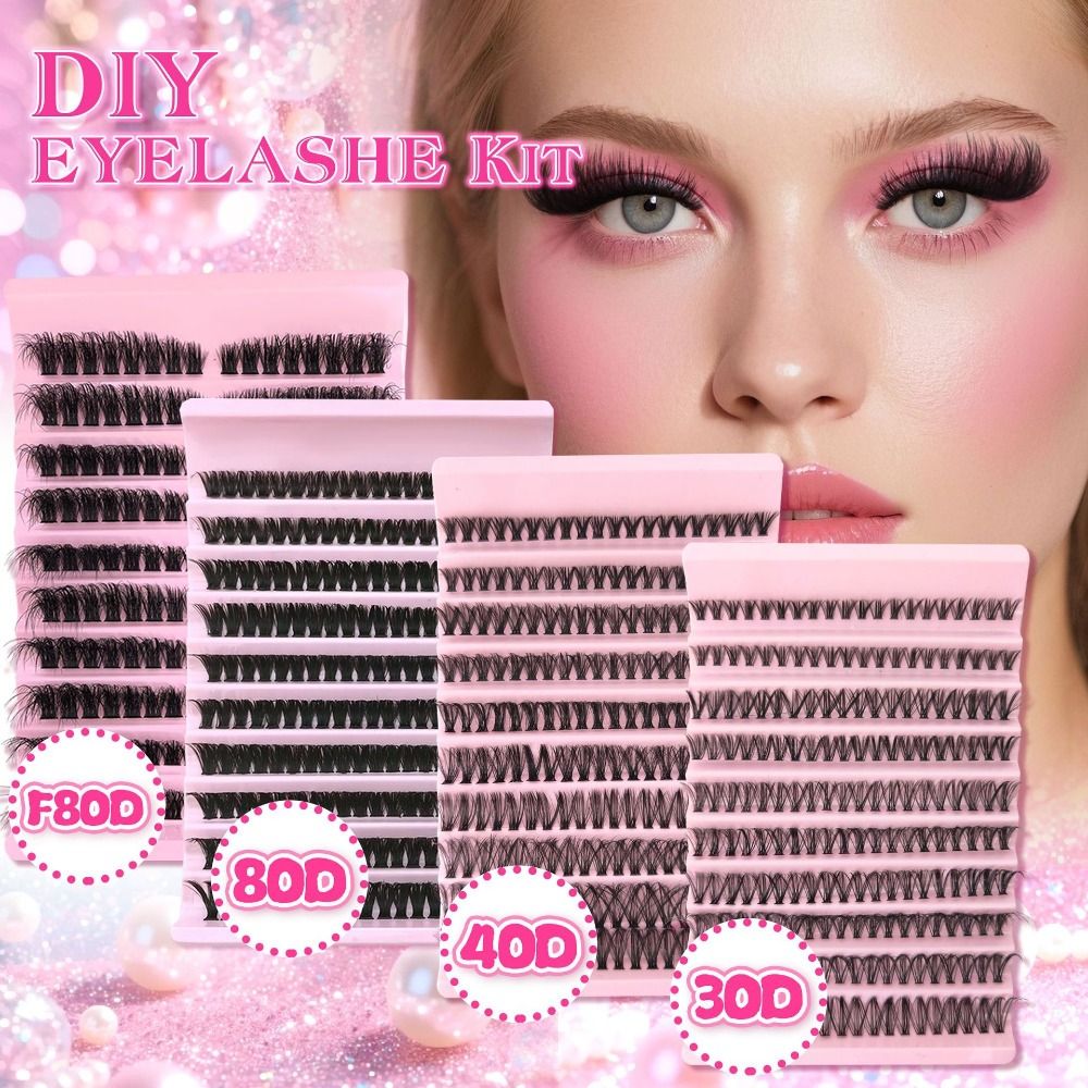 Natural Look False Eyelashes W - Eyelash Extension Wispy ulasan dan harga