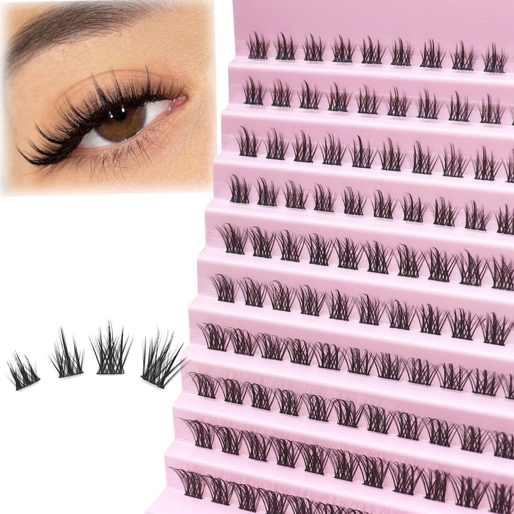 Natural Look False Eyelashes W - Eyelash Extension Wispy ulasan dan harga