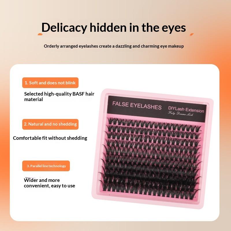 New 10Row 140 Clusters Fluffy  - Eyelash Extension Wispy ulasan dan harga