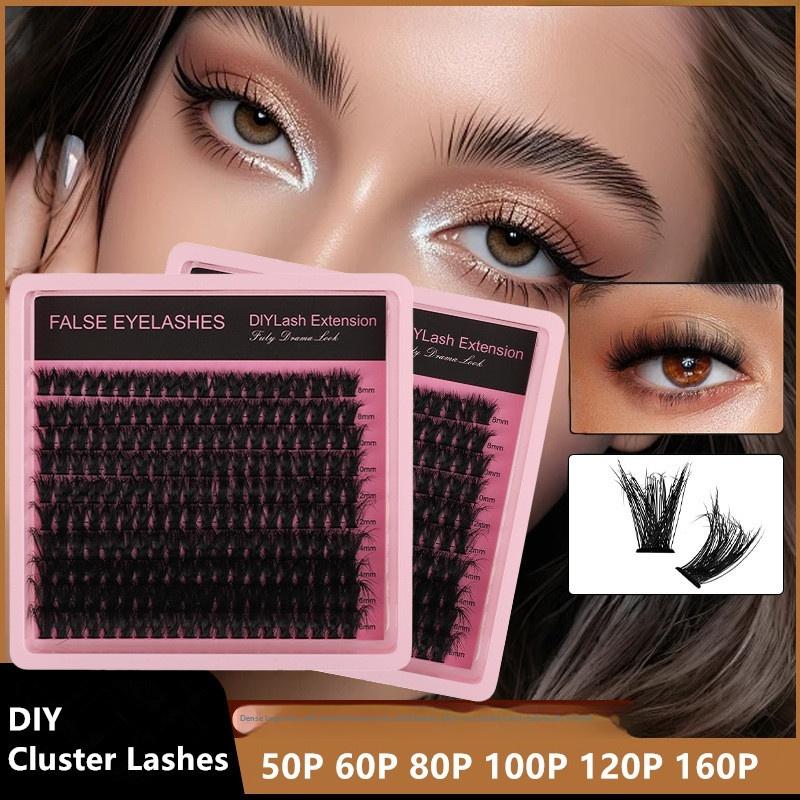 New 10Row 140 Clusters Fluffy  - Eyelash Extension Wispy ulasan dan harga