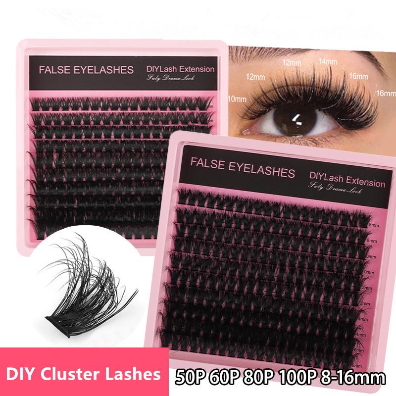 New 10Row 140 Clusters Fluffy  - Eyelash Extension Wispy ulasan dan harga