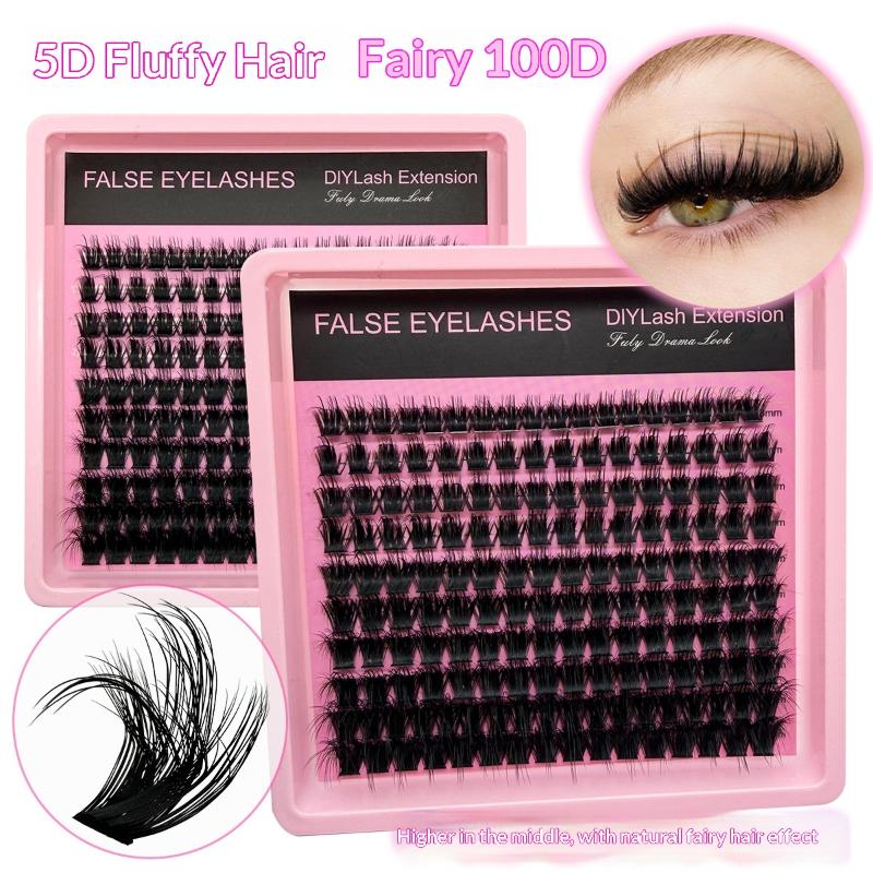 New 10Row 140 Clusters Fluffy  - Eyelash Extension Wispy ulasan dan harga