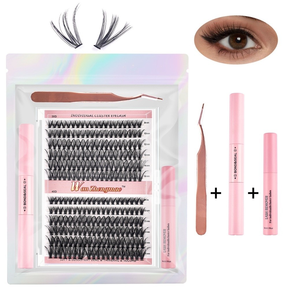 8-16mm Length False Eyelashes  - Eyelash Extension Wispy ulasan dan harga
