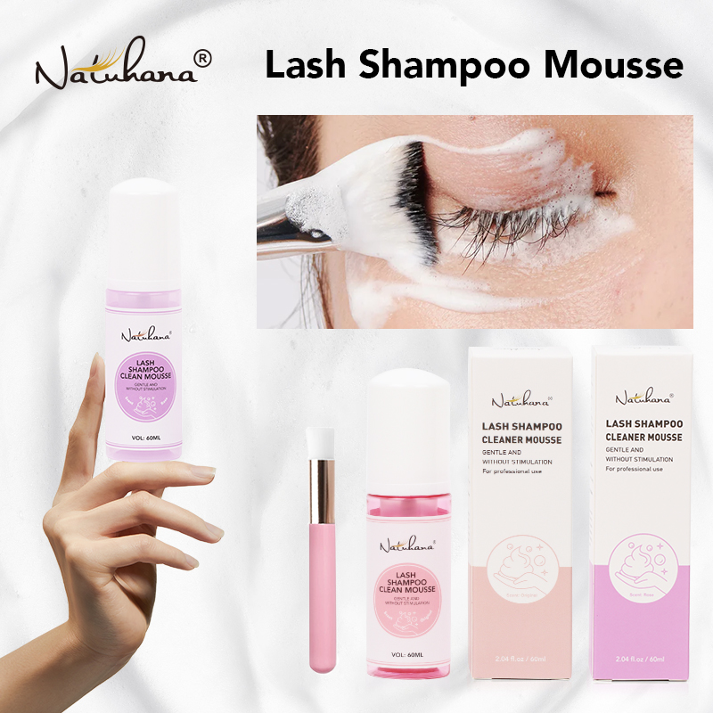 Natuhana 60ml Eyelash Extensio - Eyelash Extension Wash Kit ulasan dan harga